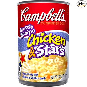 1 Oz Chicken with Star-Shaped Pasta Soup (Condensed, Canned)