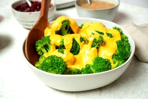 1 Oz Cooked Broccoli with Cheese Sauce (from Frozen)