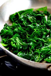 1 Oz Cooked Greens (from Fresh, Fat Added in Cooking)