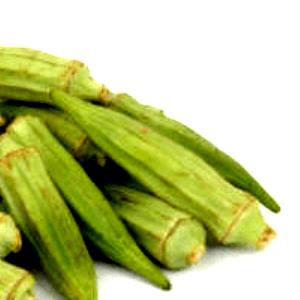 1 Oz Cooked Okra (Fat Added in Cooking)