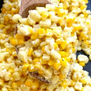 1 Oz Cooked White Corn (from Canned, Fat Added in Cooking)