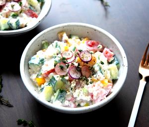 1 Oz Cottage Cheese (with Vegetables)