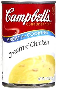 1 Oz Cream Of Chicken Soup (Condensed, Canned)