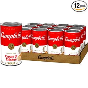 1 Oz Cream Of Chicken Soup (with Equal Volume Water, Canned)