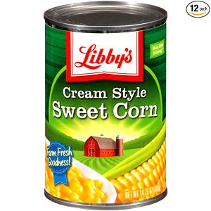 1 Oz Cream Style Yellow Corn (Canned)