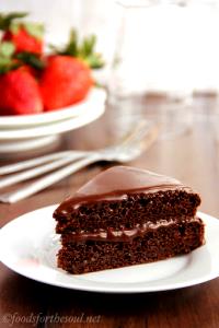 1 Oz Diet Chocolate Cake with Icing