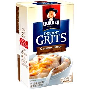 1 Oz, Dry, Yields Instant Flavored Grits (Fat Added in Cooking)