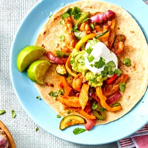 1 Oz Fajita with Chicken and Vegetables