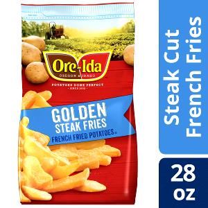 1 Oz French Fried Potatoes (Fried, Extruded, Without Salt, Frozen, Oven-Heated)