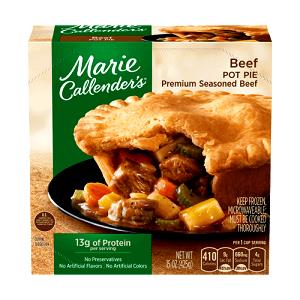 1 Oz Frozen Entree Beef Pot Pie