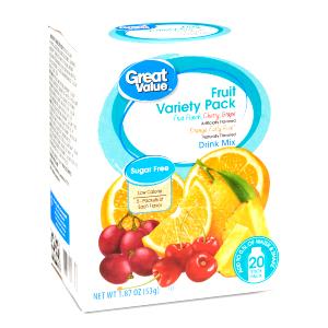 1 Oz Fruit-Flavored Drink (Dry Powdered Mix, Low Calorie, with Aspartame)