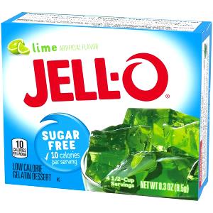 1 Oz Gelatin Desserts (Dry Mix with Water, with Aspartame, Reduced Calorie)