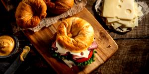 1 Oz Ham and Cheese Croissant Sandwich