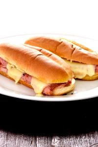 1 Oz Hot Ham and Cheese Sandwich on Bun