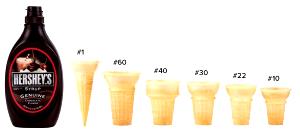 1 Oz Ice Cream Cones (Cake or Wafer Type)