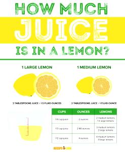 1 Oz Lemon Juice