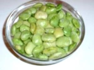 1 Oz Lima Beans (Immature Seeds, Fordhook, with Salt, Frozen, Drained, Cooked, Boiled)