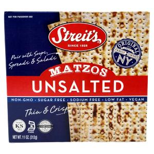 1 Oz Low Sodium Matzo Crackers