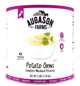 1 Oz Mashed Potatoes (Dry Form Granules, Dehydrated, Without Milk)