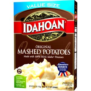 1 Oz Mashed Potatoes (From Granules, Dehydrated, Water and Margarine Added)