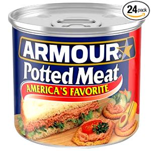 1 Oz Meat Spread or Potted Meat Sandwich