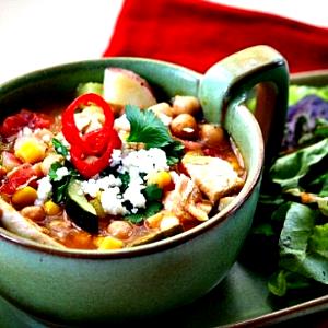 1 Oz Mexican Style Vegetable Soup with Chicken Broth (Sopa Ranchera)