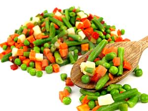 1 Oz Mixed Vegetables (with Salt, Frozen, Drained, Cooked, Boiled)