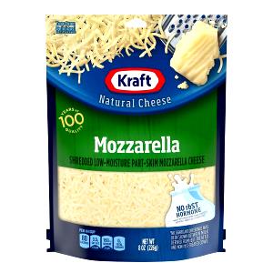 1 Oz Mozzarella Cheese, Shredded