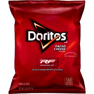 1 Oz Nacho Flavor Tortilla Chips (Reduced Fat)