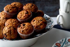 1 Oz Oat Bran English Muffin with Raisins