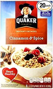 1 Oz Oats Cereal with Cinnamon and Spice (Instant, Dry, Fortified)