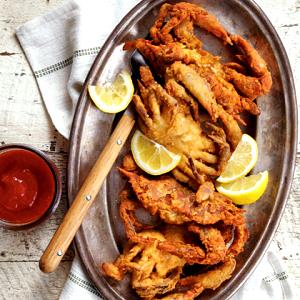 1 Oz Of Fried Floured or Breaded Soft Shell Crab