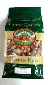 1 Oz Oil Roasted Mixed Nuts (Without Peanuts, with Salt Added)