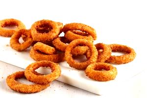 1 Oz Onion Rings (Par Fried, Breaded, Frozen, Heated In Oven)