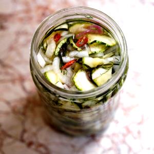 1 Oz Pickled Zucchini