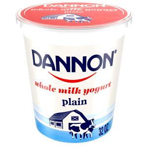 1 Oz Plain Yogurt (Whole Milk)