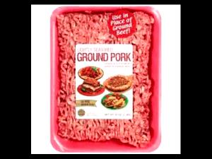 1 Oz Pork, Ground, Raw