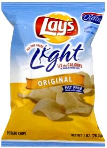 1 Oz Potato Chips, Original, Light