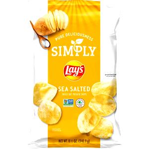 1 Oz Potato Chips, Sea Salted, Thick Cut Natural