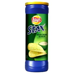 1 Oz Potato Chips, Sour Cream & Onion, Stax