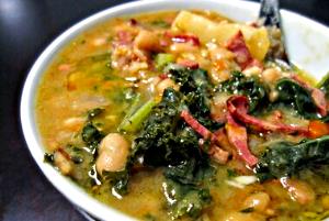 1 Oz Puerto Rican Style Spanish Vegetable Soup (Caldo Gallego)