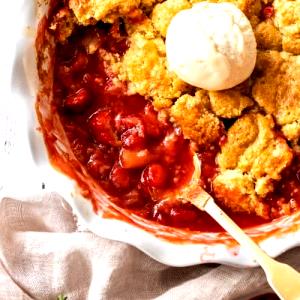 1 Oz Rhubarb Cobbler