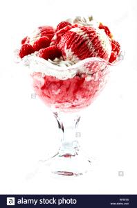 1 Oz Soft Serve Light Ice Cream Sundae with Fruit Topping (with Whipped Cream)