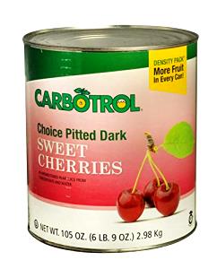 1 Oz Sweet Cherries (Solids and Liquids, Juice Pack, Canned)