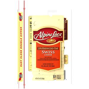 1 Oz Swiss Cheese, Reduced Fat, Deli