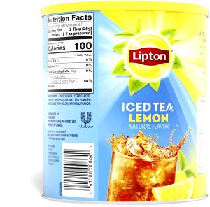 1 Oz Tea (Lemon Flavored, Instant Powder, with Sodium Saccharin, Prepated)