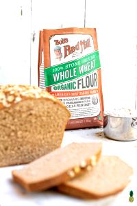 1 Oz Toasted 100% Whole Wheat Roll (Home Recipe or Bakery)