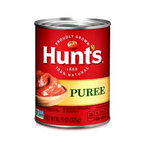 1 Oz Tomato Puree (with Salt Added, Canned)