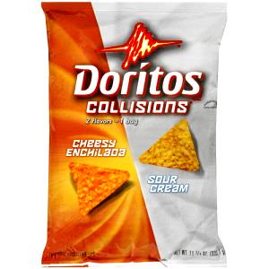 1 Oz Tortilla Chips, Collisions, Cheesy Enchilada And Sour Cream