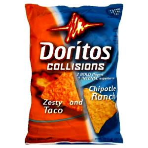 1 Oz Tortilla Chips, Collisions, Zesty Taco & Chipotle Ranch